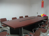 西安会议桌 接待桌 办公桌 公司开会桌 大圆桌洽谈桌密度板会议桌