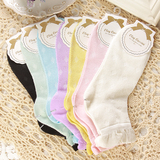 春夏季袜子女士产妇松口月子袜竹纤维薄款孕妇袜子糖果色6双包邮