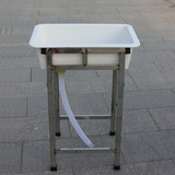 不锈钢支架可移动简易厨房洗菜盆水池水槽单槽洗手盆塑料带支架