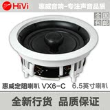 Hivi/惠威 VX6-C 吸顶喇叭 定阻吸顶 同轴立体声音响天花音箱