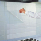 日本进口厨房防油贴纸耐高温防油贴 灶台厨房纸瓷砖墙贴透明壁纸