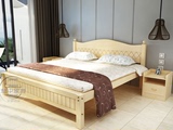 实木儿童床1.5米1.8韩式白色床双人床单人床欧式公主床地中海硬板