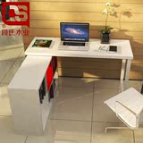 优质耐用简易环保电脑桌台式书桌书架组合书柜办公桌家用写字台