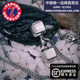 （现货）30毫米#银色经典款Chiseled麒司特哑铃项链#优质不锈钢