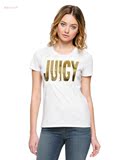 超美新品亮片LOGO款T恤 Juicy Couture 正品代购国内现货 4872