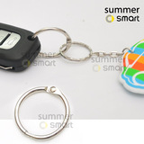 09-16款奔驰Smart汽车用品 不锈钢钥匙环 金属钥匙挂 钢丝钥匙扣