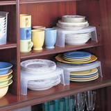 日本进口厨房置物架 塑料碗架碟碗架餐具收纳架 碗筷架碗柜储物架