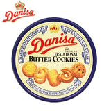 Danisa皇冠丹麦曲奇饼干200g蓝罐铁盒印尼进口零食品糕点