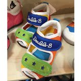 日本代购MIKIHOUSE婴儿宝宝网面双粘扣凉鞋学步鞋12-15cm16年新款