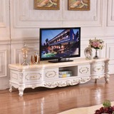 欧式天然大理石电视柜全实木雕花客厅机柜高档茶几组合客厅家具