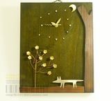 挂钟客厅创意时钟 韩版田园简欧艺术卧室静音实木个性钟表