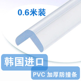 韩国进口透明PVC防撞条 高品质护角防护条/带 家具玻璃茶几保护