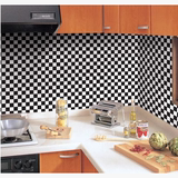 包邮 韩国进口厨房瓷砖贴防油贴纸 耐高温易清洗厨房铝珀墙贴纸