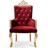 欧式餐椅新古典实木布艺椅子售楼处洽谈接待桌椅后现代餐厅休闲椅
