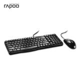 【电器城】Rapoo/X120有线键鼠套装 有线套装 有线键盘鼠标套装