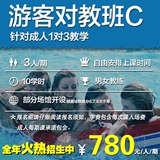 上海学游泳培训1对3对教班 包门票包教会
