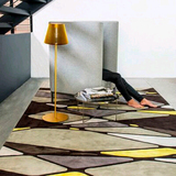 现代简约欧式地毯客厅茶几 沙发地毯卧室床边腈纶 软装样板间地毯