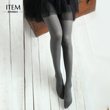 ITEM专柜正品 直击日本秋季丝袜  斜纹镂空提花天鹅绒连裤袜子
