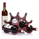 创意欧式实木红酒架摆件装饰品酒瓶架家居洋酒架客厅摆设葡萄酒架