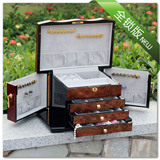 首饰盒木质钢琴烤漆出口原单高级珠宝盒结婚/生日礼物大号带锁