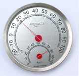 美德时不锈钢温湿度计TH-600B 耐高温温度计湿度计双金属桑拿专用