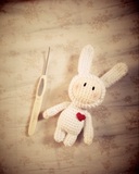 [小小妈编织屋] DIY手工毛线编织钩针玩偶图解--安东尼不二兔