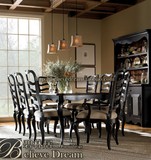 定制 美式 欧式 黑色古典仿古 实木 餐椅 椅子 可软包家具定做
