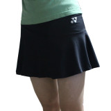 促销网球服羽毛球服女款收身显瘦羽毛球裙健身运动短裤裙白色630