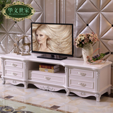 欧式电视柜茶几桌实木客厅矮柜地柜法式现代简约电视机柜组合1.8