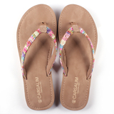 韩版新款夏季女平跟低跟防滑夹脚人字拖鞋休闲旅游沙滩鞋凉鞋包邮