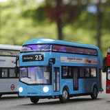 巴士玩具车儿童合金模型双层巴士声光开门回力小汽车仿真车模