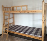 简易实木双层床儿童床上下床高低床子母床上下铺床员工床学生床