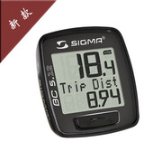 全新Sigma BC5.12 五功能有线自行车码表迈速表自行车码表里程表