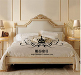 美式实木床1.51.8米欧式床卧室宜家双人床简欧床金色雕花软包床
