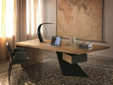 美式创意电脑桌书桌loft简约现代实木办公桌长方形个性工作桌台式
