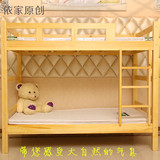 实木床子母床儿童床高低床松木床上下床员工宿舍上下铺双层床