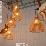 简约现代原木质吊灯宜家客厅餐厅灯饰北欧实木艺术创意个性吊灯具