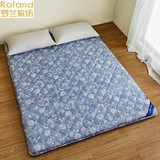 罗兰家纺榻榻米加厚单双人床褥垫被透气可折叠竹炭日式床垫1.5米