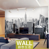 现代简约壁纸黑白时尚3D立体壁画沙发餐厅卧室客厅电视背景墙纸