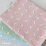 日韩 全棉面料 儿童床单被罩枕套  北欧日韩 粉色小鸭子