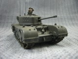 冲3冠特价 FOV 1:72 二战英军丘吉尔步兵坦克 合金成品军事模型