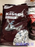美国原装进口HERSHEY'S Kisses 好时银色牛奶巧克力糖果1.58kg