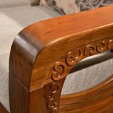 简约现代中式全香樟木沙发全实木雕花加布艺客厅组合组装木质家具