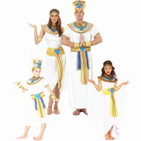 万圣节cos成人服装男女儿童情侣化妆舞会埃及法老艳后印度长袍衣