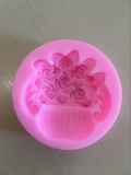 DIY烘培花瓶翻糖模具鲜花精油皂模具母乳收工皂模具