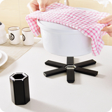 厨房可折叠防滑锅垫创意耐热隔热垫餐垫 加厚防烫垫锅垫子餐桌垫