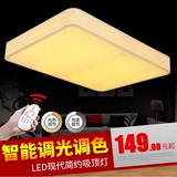 现代欧式节能长方形LED吸顶灯 大气简约家装客厅卧室餐厅灯饰灯具