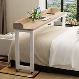 双人跨床桌可移动电脑桌简约笔记本床上懒人桌书桌钢木学习桌餐桌