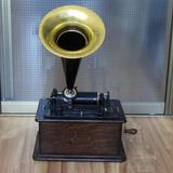 西洋古董 爱迪生留声机 百年历史的爱迪生滚筒式留声机