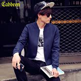 卡宾男士夹克衫2016春季新款潮男装修身韩版立领外套正品薄款夹克